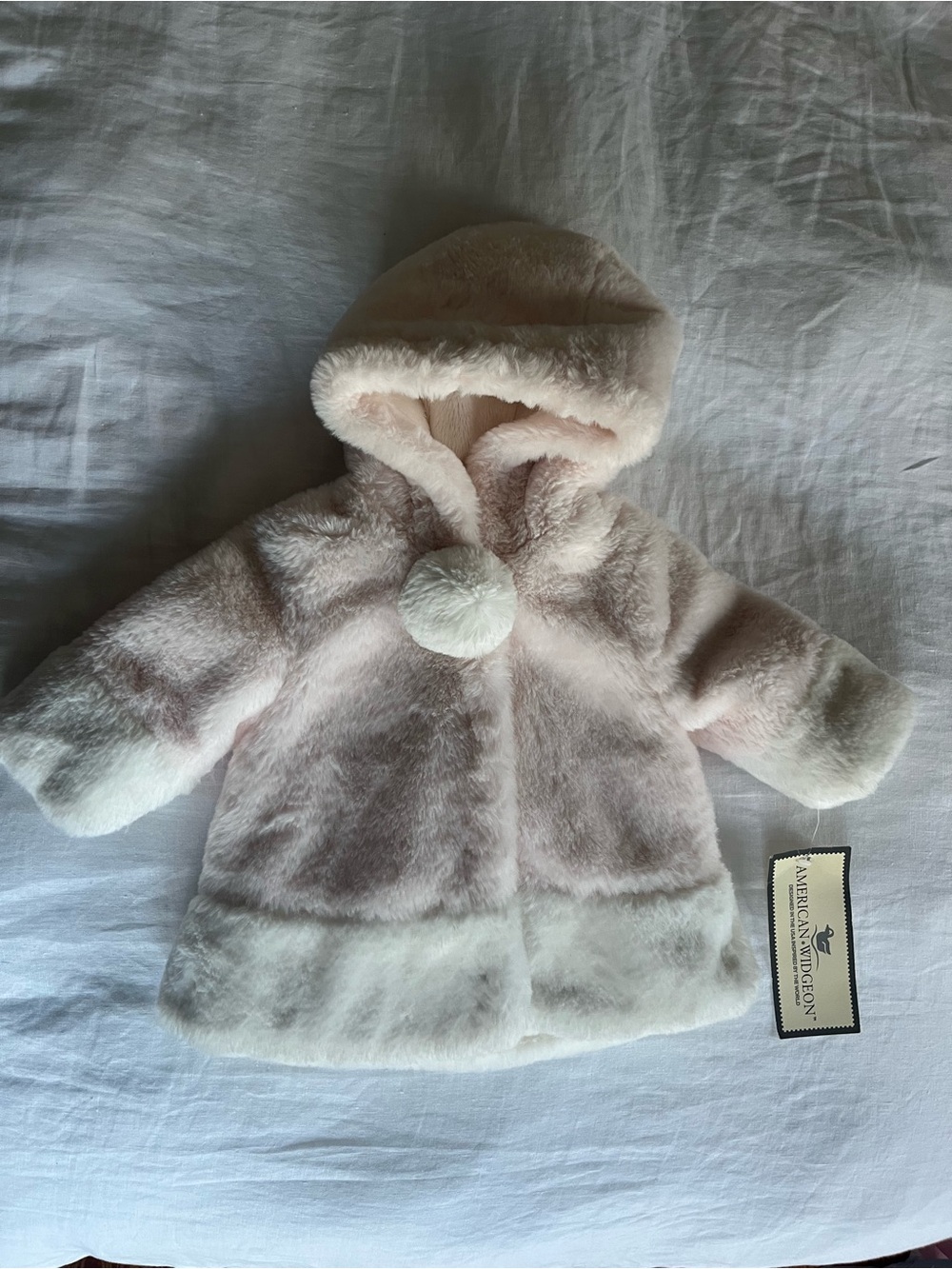 American Widgeon Faux Fur Baby Coat